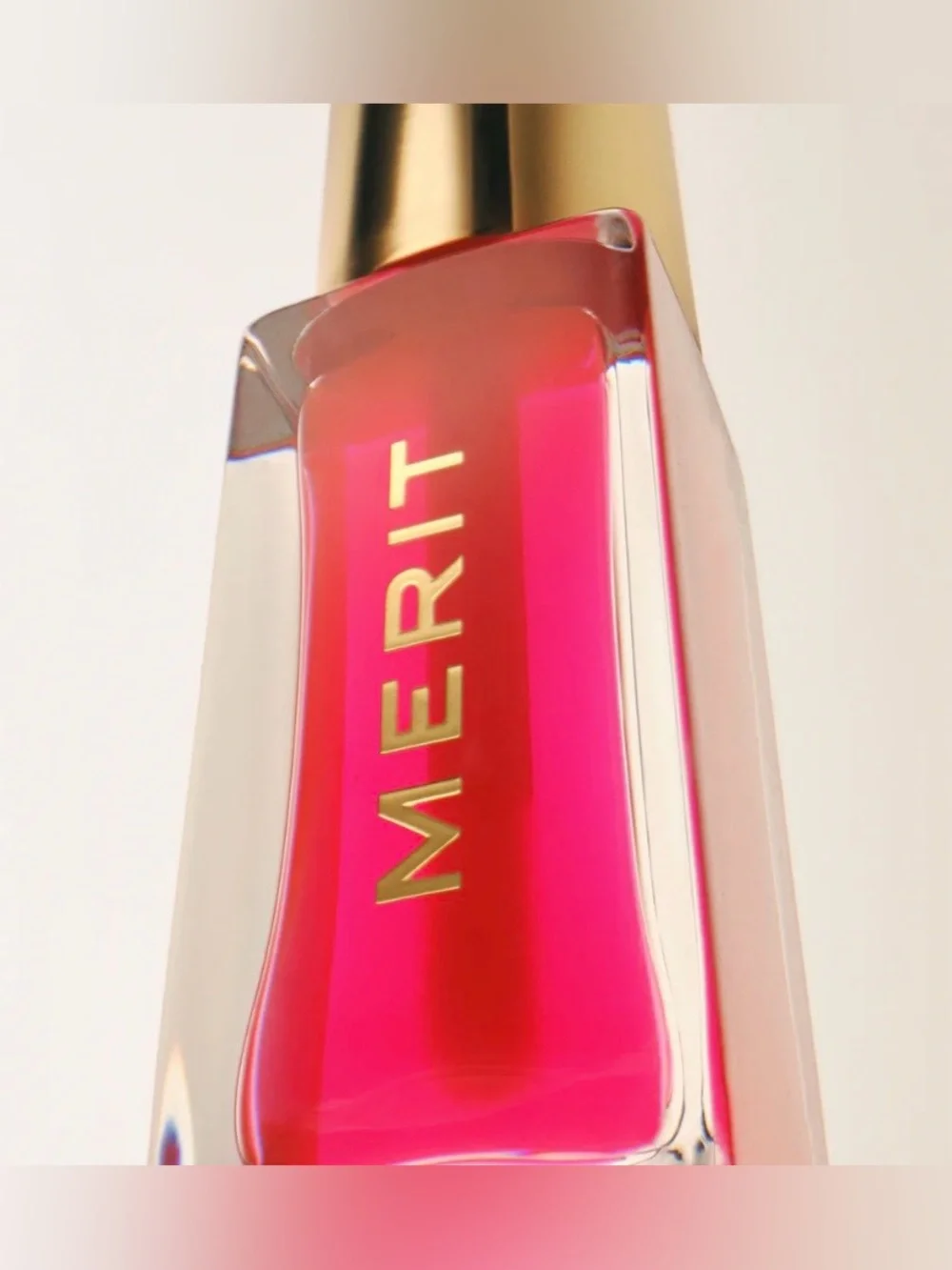Merit TINTED LIP OIL The Gelées LES Shade Slick DEUX sheer pink